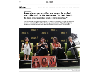 Portada del periódico El País